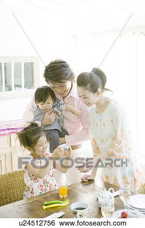 Family Looking at Digital Camera View Large Photo Image Stock Photograph - Family Looking at Digital Camera. Fotosearch