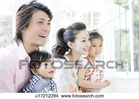 Family of Four View Large Photo Image Picture - Family of Four. Fotosearch