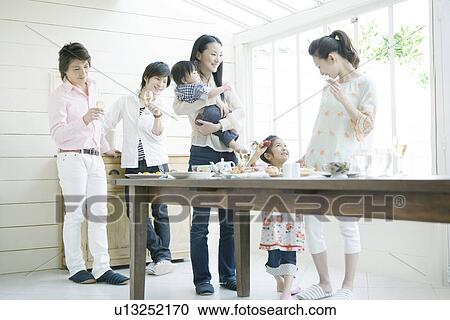 Stock Image - Home Party. Fotosearch