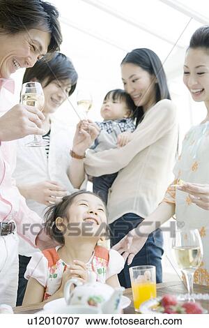 Stock Photo - Home Party. Fotosearch
