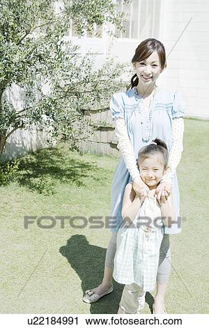 Stock Image - Mother and Daughter. Fotosearch