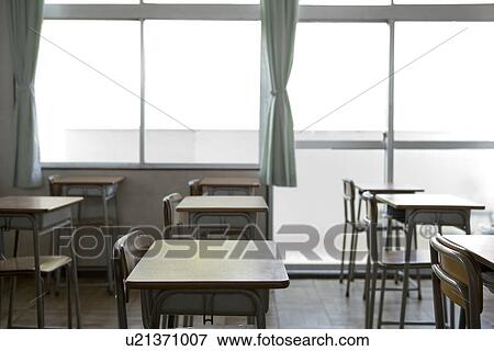 Empty classroom View Large Photo Image Stock Photo - Empty classroom. Fotosearch