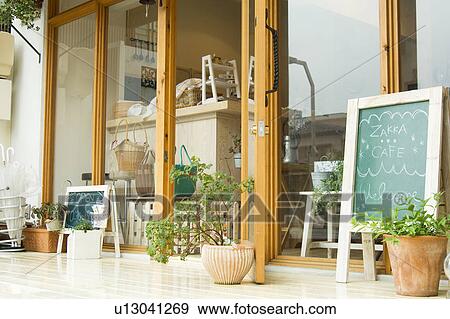 Café View Large Photo Image Stock Photo - Café. Fotosearch