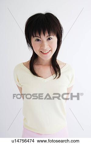 Picture - Portrait of young woman. Fotosearch