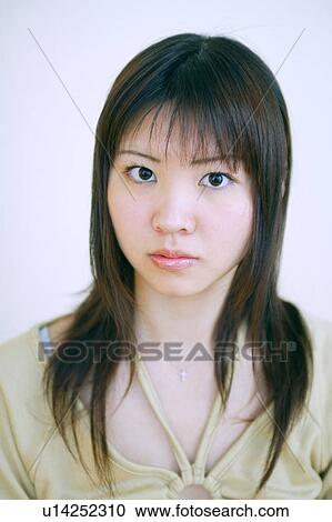 Portrait of young woman View Large Photo Image Stock Image - Portrait of young woman. Fotosearch
