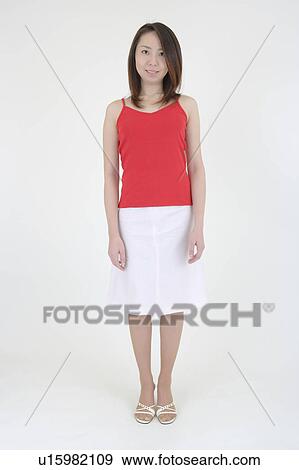 Stock Photo - Portrait of young woman. Fotosearch