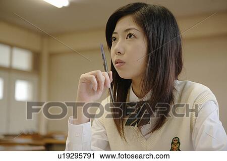 High school girl studying View Large Photo Image Stock Image - High school girl studying. Fotosearch