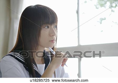 High school girl studying View Large Photo Image Stock Photography - High school girl studying. Fotosearch