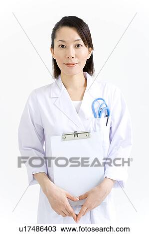 A female doctor View Large Photo Image Stock Image - A female doctor. Fotosearch