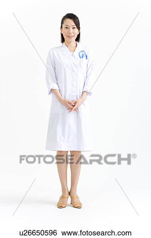 Stock Photograph - A female doctor. Fotosearch