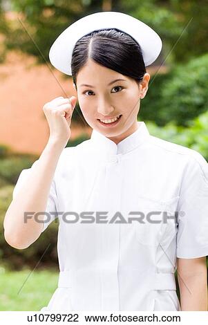 Stock Image - A female nurse. Fotosearch