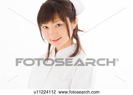 A female nurse View Large Photo Image Stock Image - A female nurse. Fotosearch