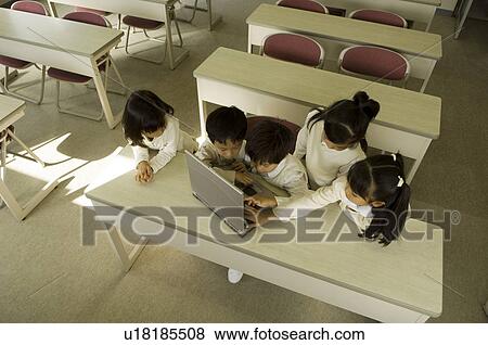 Children using computer View Large Photo Image Stock Photo - Children using computer. Fotosearch