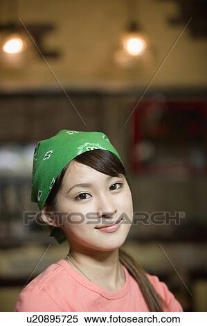 Stock Photography - Young waitress. Fotosearch