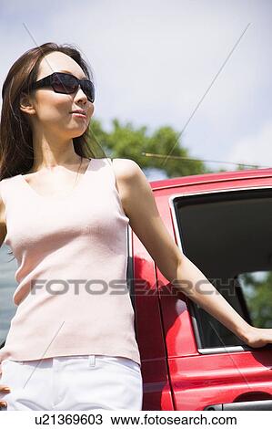 Young woman wearing sunglasses View Large Photo Image Stock Image - Young woman wearing sunglasses. Fotosearch