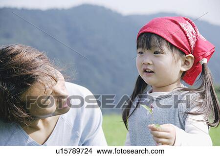 Picture - Father and daughter. Fotosearch