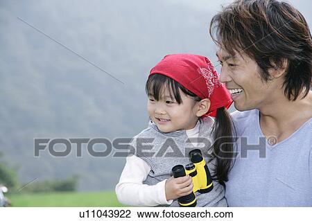 Stock Image - Father and daughter. Fotosearch