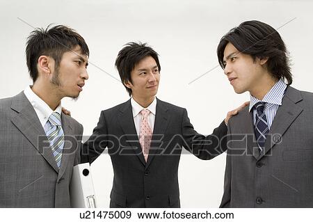 Stock Photo - Arguing businessmen. Fotosearch