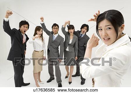 Group of business people shouting at colleague View Large Photo Image Stock Photography - Group of business people shouting at colleague. Fotosearch