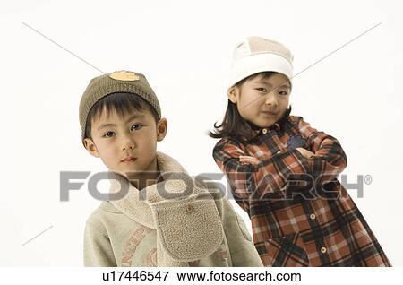 Brother and sister View Large Photo Image Stock Photo - Brother and sister. Fotosearch