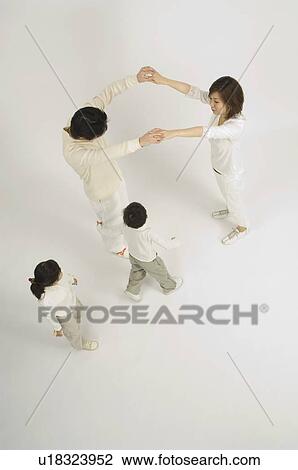 Stock Image - Family playing. Fotosearch