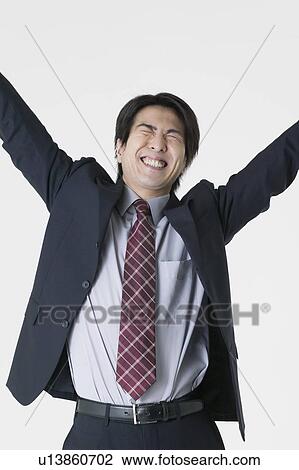Stock Image - Portrait of businessman. Fotosearch