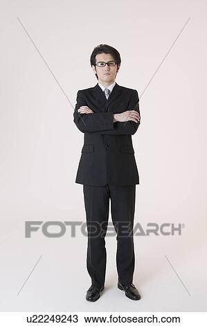 Stock Image - Portrait of businessman. Fotosearch