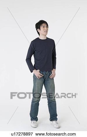 Stock Photo - Portrait of mid adult man. Fotosearch