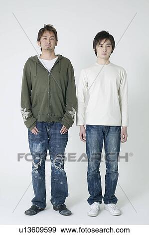 Portrait of two young men View Large Photo Image Stock Photo - Portrait of two young men. Fotosearch