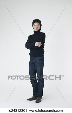 Stock Image - Portrait of young man. Fotosearch