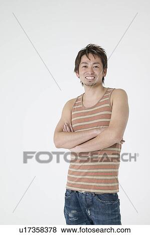 Stock Photo - Portrait of young man. Fotosearch