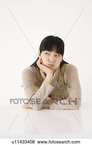 Stock Photo - Angry young woman. Fotosearch