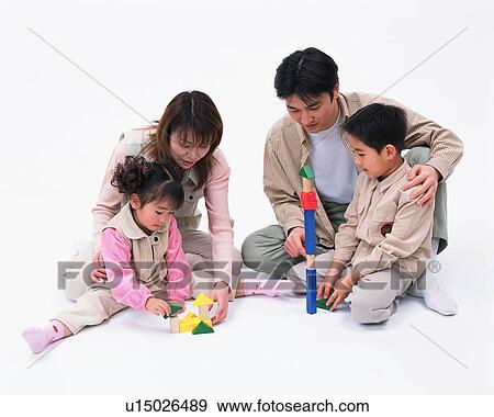Parents playing with their children View Large Photo Image Stock Photo - Parents playing with their children. Fotosearch
