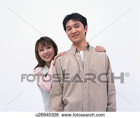 Stock Photograph - Portrait of a couple. Fotosearch