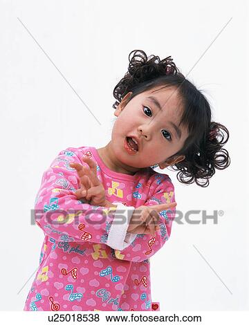 Portrait of a cute girl View Large Photo Image Stock Photo - Portrait of a cute girl. Fotosearch