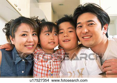 Portrait of a happy family View Large Photo Image Picture - Portrait of a happy family. Fotosearch