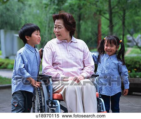 A grand mother and grand children View Large Photo Image Stock Photography - A grand mother and grand children. Fotosearch