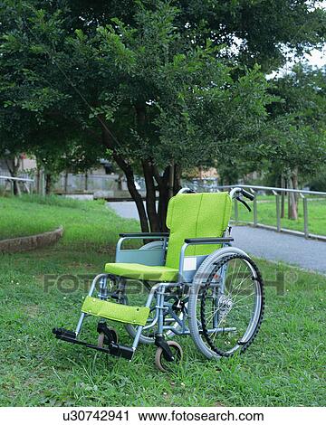 Stock Image - Wheel Chair. Fotosearch