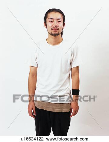 Stock Image - Portrait of a young man. Fotosearch