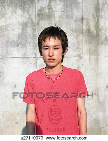 Stock Photo - Portrait of a young man. Fotosearch
