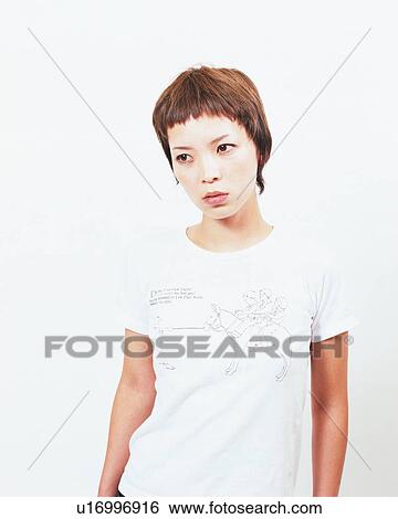 Portrait of a young woman View Large Photo Image Stock Photograph - Portrait of a young woman. Fotosearch