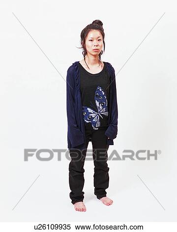 Stock Photography - Portrait of a young woman. Fotosearch