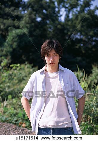 Picture - Portrait of a young man. Fotosearch