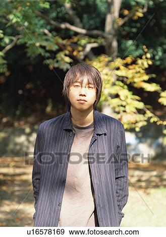 Stock Photo - Portrait of a young man. Fotosearch