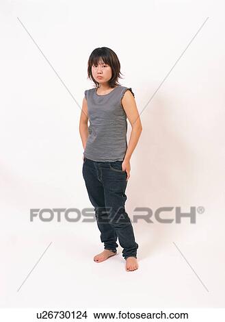Picture - Portrait of a young woman. Fotosearch