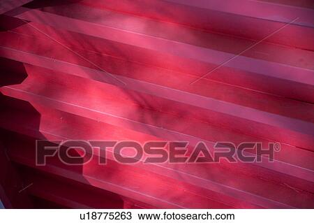 Stock Image - Red roof, close-up. Fotosearch