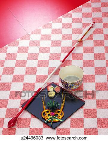 Japanese green tea and arrow View Large Photo Image Stock Image - Japanese green tea and arrow. Fotosearch