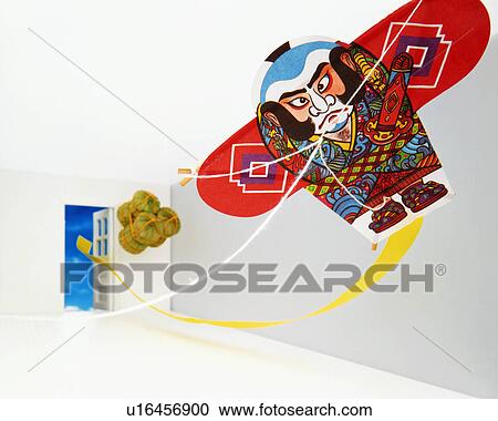 Japanese paper kite View Large Photo Image Stock Image - Japanese paper kite. Fotosearch