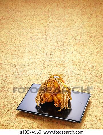 Miniature of rice bale View Large Photo Image Stock Photo - Miniature of rice bale. Fotosearch