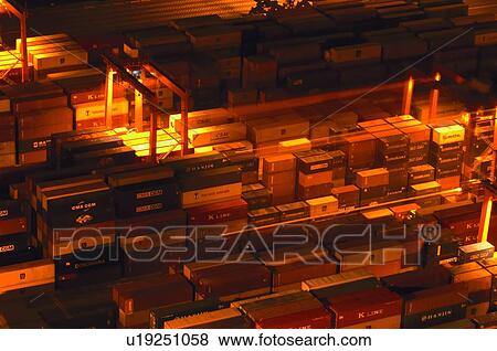 Container operations View Large Photo Image Stock Photo - Container operations. Fotosearch